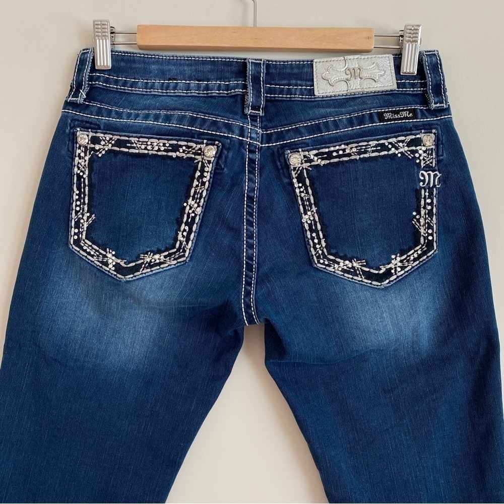 Miss Me Women’s Size 28 Signature Skinny Crop Jeans Inseam 25"
